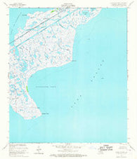 Alligator Point Louisiana Historical topographic map, 1:24000 scale, 7.5 X 7.5 Minute, Year 1956