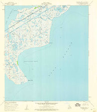 Alligator Point Louisiana Historical topographic map, 1:24000 scale, 7.5 X 7.5 Minute, Year 1956