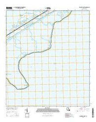 Alligator Point Louisiana Current topographic map, 1:24000 scale, 7.5 X 7.5 Minute, Year 2015