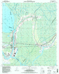Amelia Louisiana Historical topographic map, 1:24000 scale, 7.5 X 7.5 Minute, Year 1994