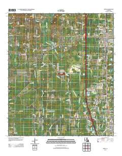 Amite Louisiana Historical topographic map, 1:24000 scale, 7.5 X 7.5 Minute, Year 2012