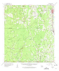 Amite Louisiana Historical topographic map, 1:62500 scale, 15 X 15 Minute, Year 1959
