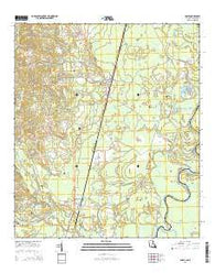 Angie Louisiana Current topographic map, 1:24000 scale, 7.5 X 7.5 Minute, Year 2015