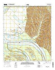 Angola Louisiana Current topographic map, 1:24000 scale, 7.5 X 7.5 Minute, Year 2015