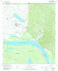 Angola Louisiana Historical topographic map, 1:24000 scale, 7.5 X 7.5 Minute, Year 1965