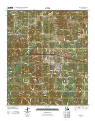 Arcadia Louisiana Historical topographic map, 1:24000 scale, 7.5 X 7.5 Minute, Year 2012