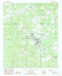 Arcadia Louisiana Historical topographic map, 1:24000 scale, 7.5 X 7.5 Minute, Year 1986