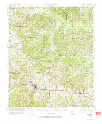 Arcadia Louisiana Historical topographic map, 1:62500 scale, 15 X 15 Minute, Year 1950