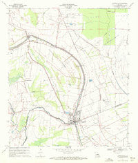 Arnaudville Louisiana Historical topographic map, 1:24000 scale, 7.5 X 7.5 Minute, Year 1970