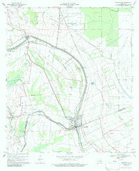 Arnaudville Louisiana Historical topographic map, 1:24000 scale, 7.5 X 7.5 Minute, Year 1970