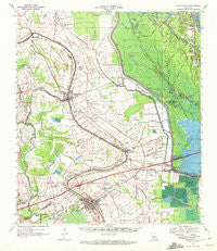 Arnaudville Louisiana Historical topographic map, 1:62500 scale, 15 X 15 Minute, Year 1970