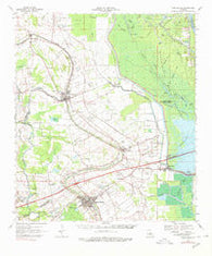 Arnaudville Louisiana Historical topographic map, 1:62500 scale, 15 X 15 Minute, Year 1970