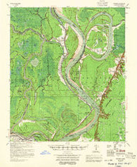 Artonish Mississippi Historical topographic map, 1:62500 scale, 15 X 15 Minute, Year 1955