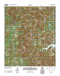 Ashland Louisiana Historical topographic map, 1:24000 scale, 7.5 X 7.5 Minute, Year 2012
