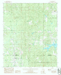 Ashland Louisiana Historical topographic map, 1:24000 scale, 7.5 X 7.5 Minute, Year 1986