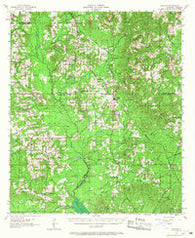 Ashland Louisiana Historical topographic map, 1:62500 scale, 15 X 15 Minute, Year 1957