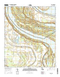 Ashly Louisiana Current topographic map, 1:24000 scale, 7.5 X 7.5 Minute, Year 2015