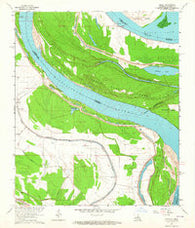 Ashly Louisiana Historical topographic map, 1:24000 scale, 7.5 X 7.5 Minute, Year 1963