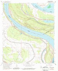 Ashly Louisiana Historical topographic map, 1:24000 scale, 7.5 X 7.5 Minute, Year 1963