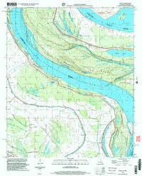 Ashly Louisiana Historical topographic map, 1:24000 scale, 7.5 X 7.5 Minute, Year 1998