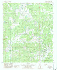 Athens Louisiana Historical topographic map, 1:24000 scale, 7.5 X 7.5 Minute, Year 1986