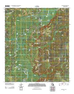 Bancroft Louisiana Historical topographic map, 1:24000 scale, 7.5 X 7.5 Minute, Year 2012