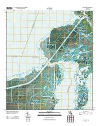 Barataria Louisiana Historical topographic map, 1:24000 scale, 7.5 X 7.5 Minute, Year 2012