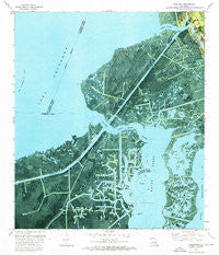 Barataria Louisiana Historical topographic map, 1:24000 scale, 7.5 X 7.5 Minute, Year 1973