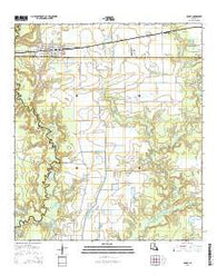 Basile Louisiana Current topographic map, 1:24000 scale, 7.5 X 7.5 Minute, Year 2015
