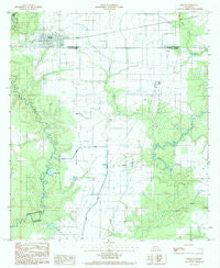 Basile Louisiana Historical topographic map, 1:24000 scale, 7.5 X 7.5 Minute, Year 1985