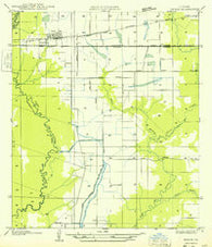 Basile Louisiana Historical topographic map, 1:31680 scale, 7.5 X 7.5 Minute, Year 1949