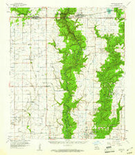 Basile Louisiana Historical topographic map, 1:62500 scale, 15 X 15 Minute, Year 1960