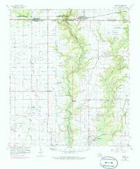 Basile Louisiana Historical topographic map, 1:62500 scale, 15 X 15 Minute, Year 1960