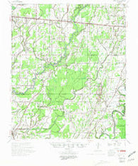 Baskinton Louisiana Historical topographic map, 1:62500 scale, 15 X 15 Minute, Year 1958