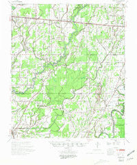 Baskinton Louisiana Historical topographic map, 1:62500 scale, 15 X 15 Minute, Year 1958