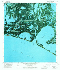 Bastian Bay Louisiana Historical topographic map, 1:24000 scale, 7.5 X 7.5 Minute, Year 1973
