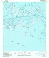 Bastian Bay Louisiana Historical topographic map, 1:24000 scale, 7.5 X 7.5 Minute, Year 1993