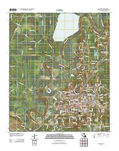 Bastrop Louisiana Historical topographic map, 1:24000 scale, 7.5 X 7.5 Minute, Year 2012