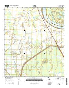 Batchelor Louisiana Current topographic map, 1:24000 scale, 7.5 X 7.5 Minute, Year 2015