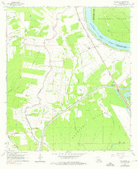 Batchelor Louisiana Historical topographic map, 1:24000 scale, 7.5 X 7.5 Minute, Year 1965