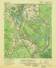 Batchelor Louisiana Historical topographic map, 1:62500 scale, 15 X 15 Minute, Year 1941