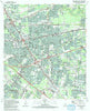 Baton Rouge East Louisiana Historical topographic map, 1:24000 scale, 7.5 X 7.5 Minute, Year 1992