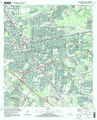 Baton Rouge East Louisiana Historical topographic map, 1:24000 scale, 7.5 X 7.5 Minute, Year 1995