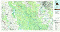 Baton Rouge Louisiana Historical topographic map, 1:100000 scale, 30 X 60 Minute, Year 1984