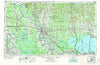 Baton Rouge Louisiana Historical topographic map, 1:250000 scale, 1 X 2 Degree, Year 1954