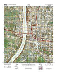 Baton Rouge West Louisiana Historical topographic map, 1:24000 scale, 7.5 X 7.5 Minute, Year 2012