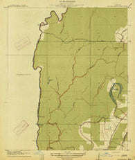 Baxter Bayou Louisiana Historical topographic map, 1:31680 scale, 7.5 X 7.5 Minute, Year 1914