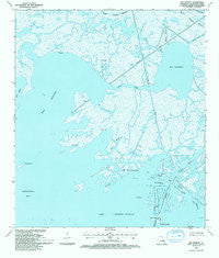 Bay Batiste Louisiana Historical topographic map, 1:24000 scale, 7.5 X 7.5 Minute, Year 1993