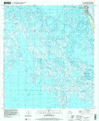 Bay Courant Louisiana Historical topographic map, 1:24000 scale, 7.5 X 7.5 Minute, Year 1998