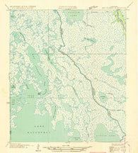 Bay Courant Louisiana Historical topographic map, 1:31680 scale, 7.5 X 7.5 Minute, Year 1935
